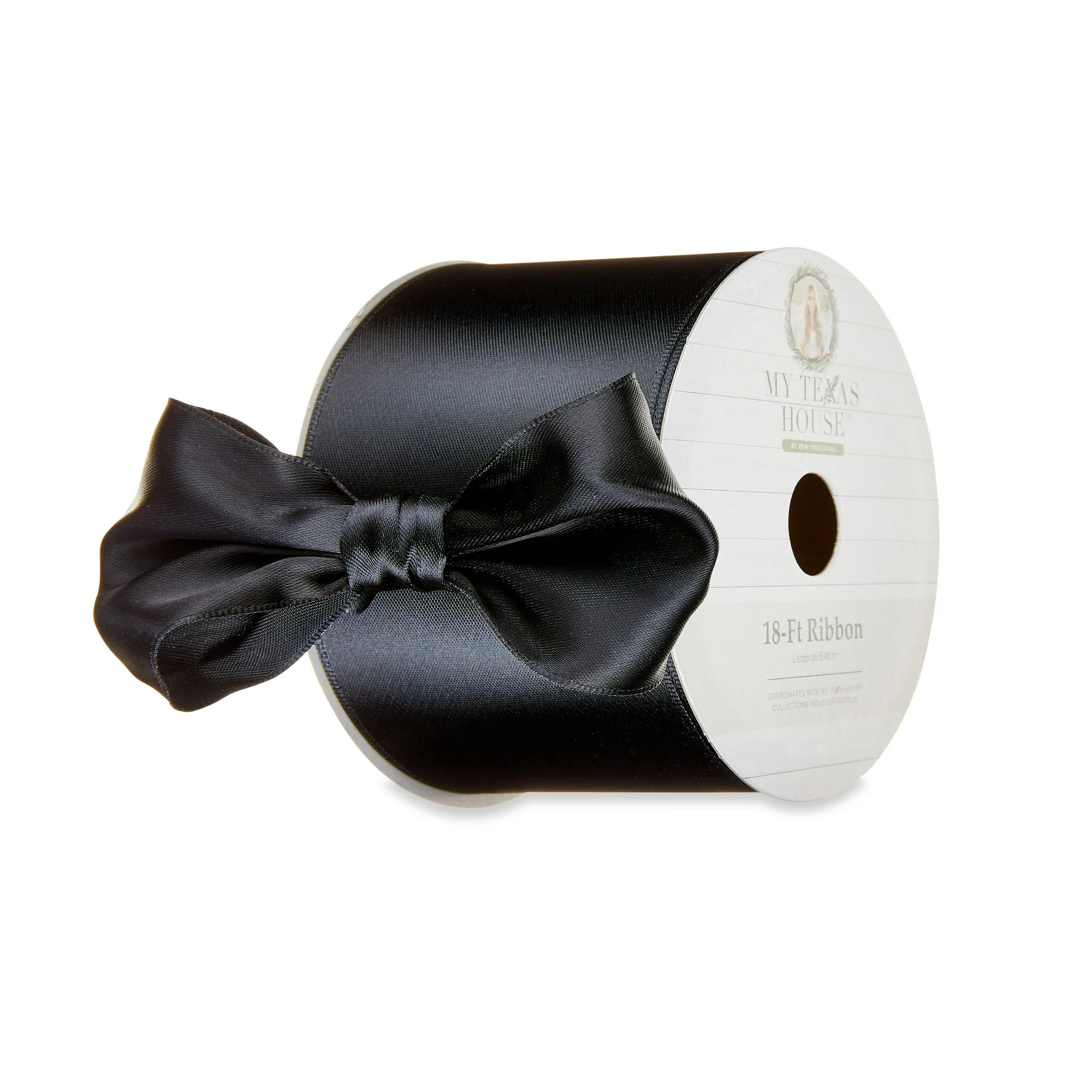 My Texas House Black Satin Ribbon, 18' | Walmart (US)
