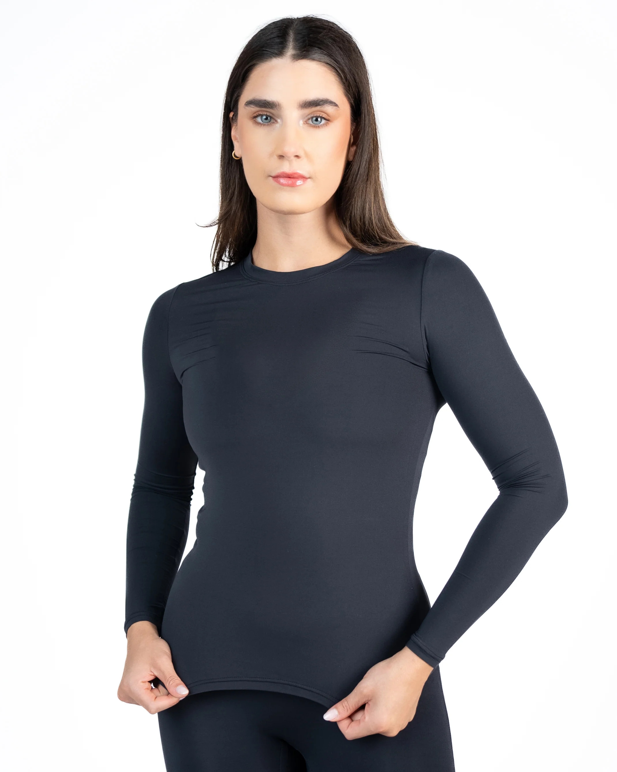 Base Layer Long Sleeve - Black | Senita Athletics