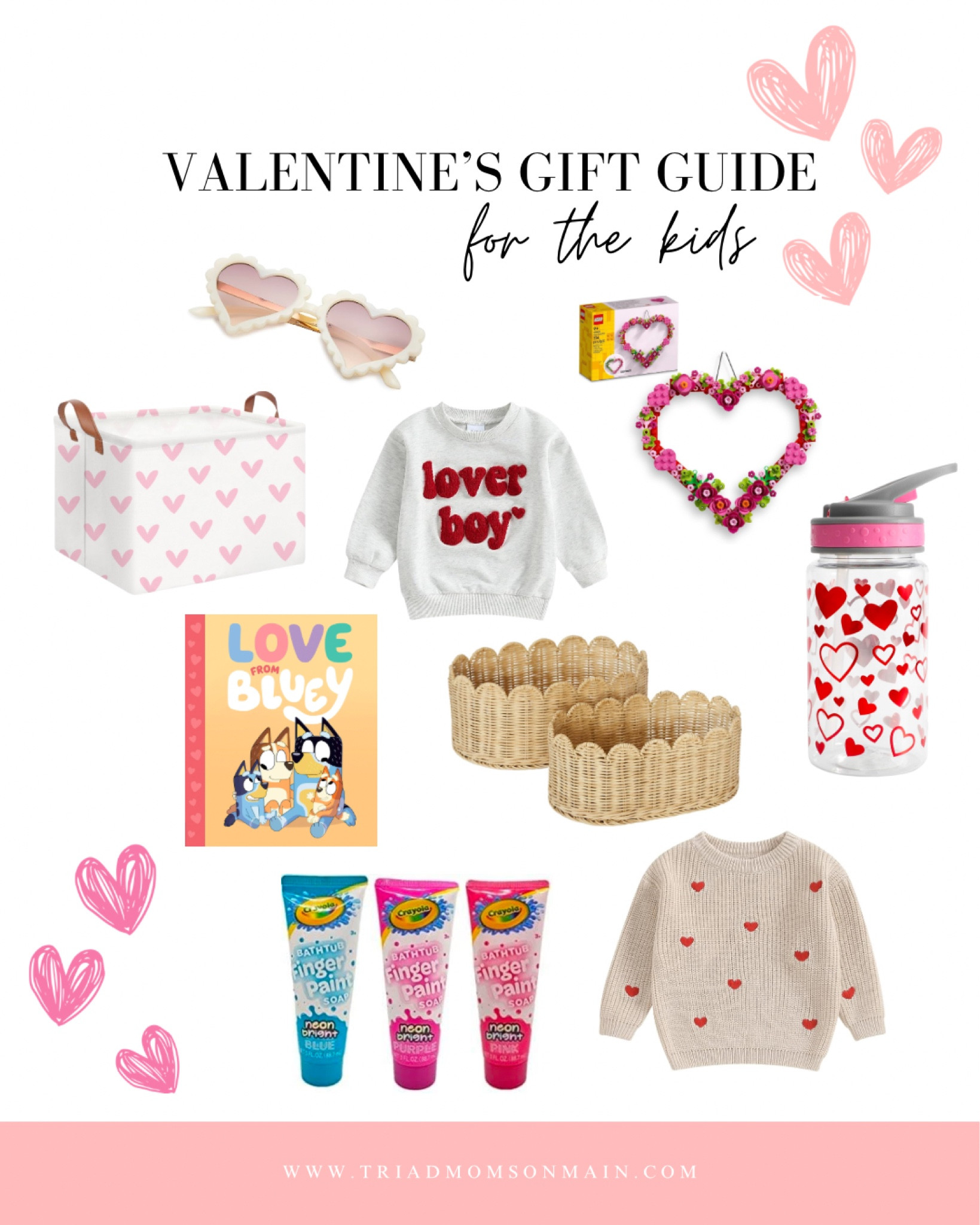 Kids Valentine’s Day gifts ideas 
.
.
.
#valentinesdaybasket #kidsvalentinesbasket

#LTKKids #LTKGiftGuide #LTKSeasonal