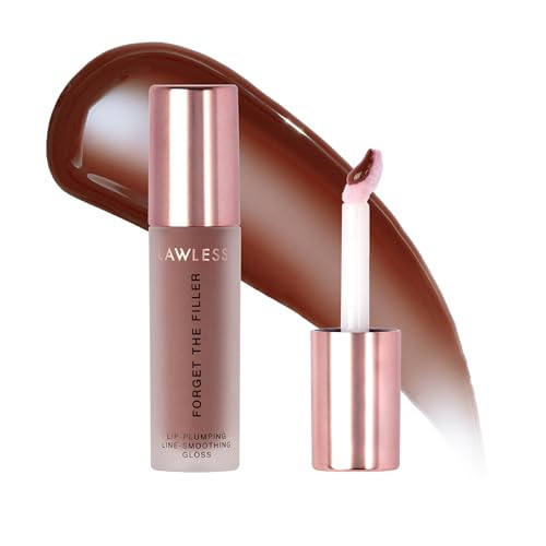 Lawless Women's Forget The Filler Lip Plumper Line Gloss, Maple Sugar, Brown, 0.11 Fl Oz (Pack of 1) | Amazon (US)