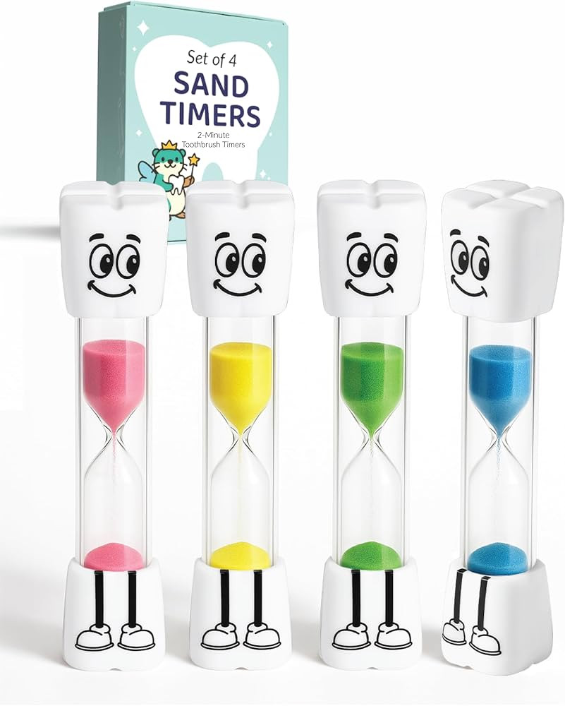 Toothbrush Timer for Kids - 2 Minute Sand Timer for Brushing Teeth - Tooth Brush Time Sand Clock ... | Amazon (US)