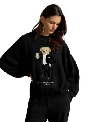Martini Cotton Blend Fleece Polo Bear Sweatshirt | Bloomingdale's (US)