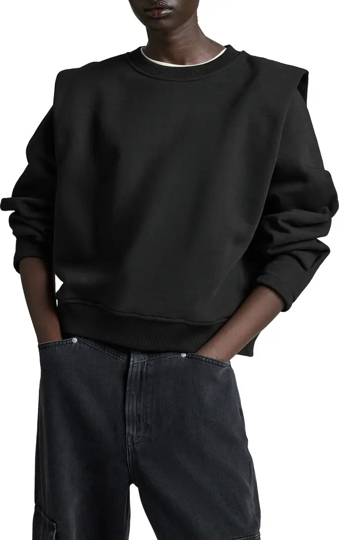 & Other Stories Pleated Shoulder Sweatshirt | Nordstrom | Nordstrom