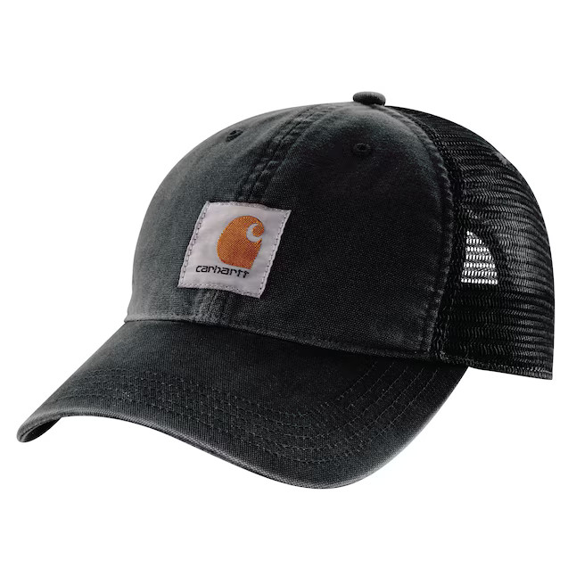 Carhartt Men's Black Cotton Baseball Cap | Lowe's