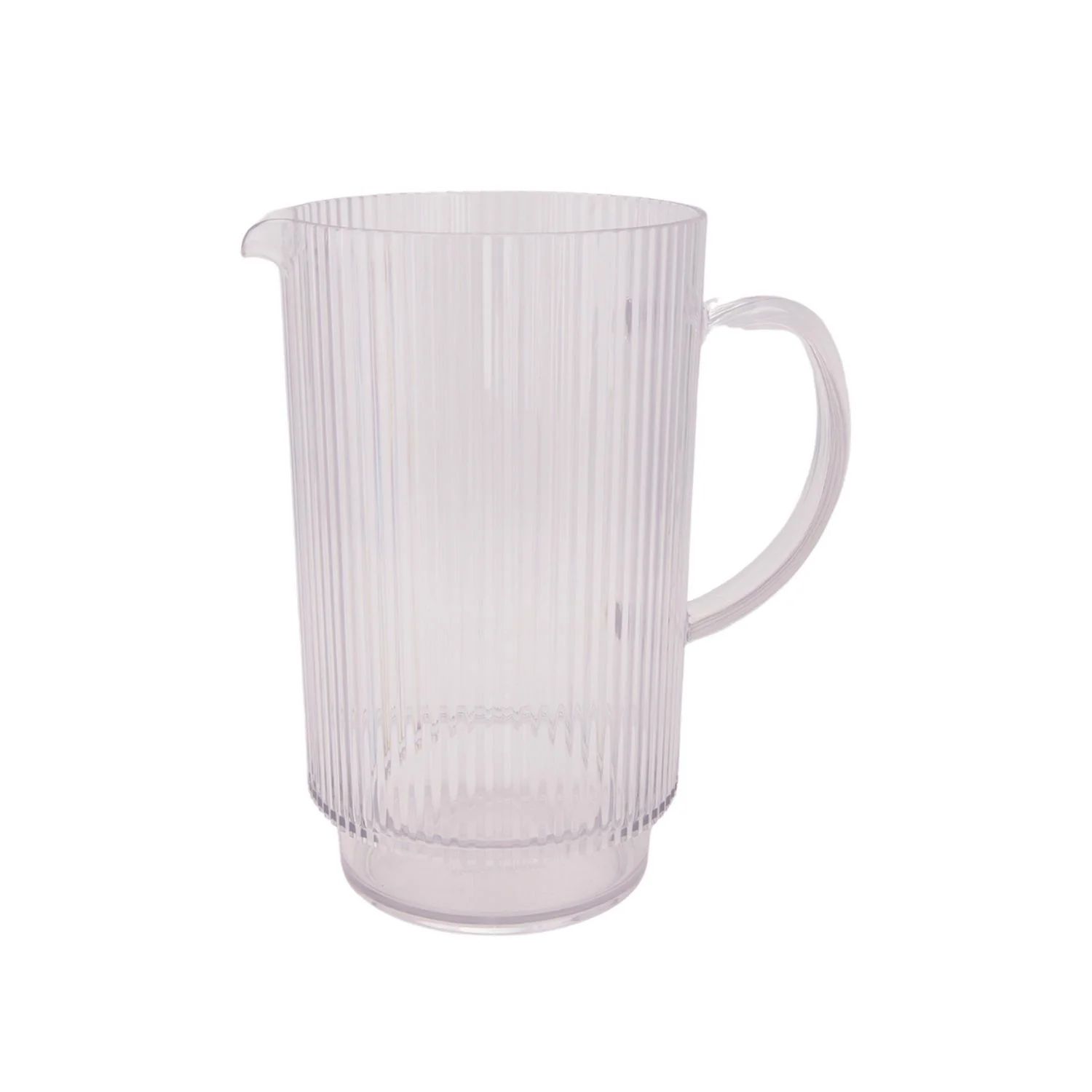 Hometrends Gray or Clear Ribbed Acrylic Pitcher 69.21oz 1pc, colors may vary | Walmart (CA)