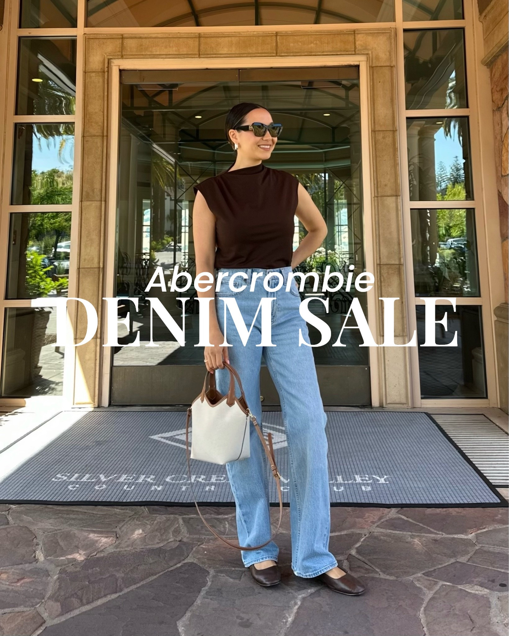 25-50% off denim + 20% off almost everything else at Abercrombie 

Use code AFJEAN for an extra 15% off

Top — linked a similar style 
Relaxed jeans — wearing the reg length (I’m 5’4”) 
Loewe sunglasses 
Madewell Greta ballet flats 

Summer outfit / prefall outfit / elevated dinner outfit

#LTKSaleAlert #LTKootd