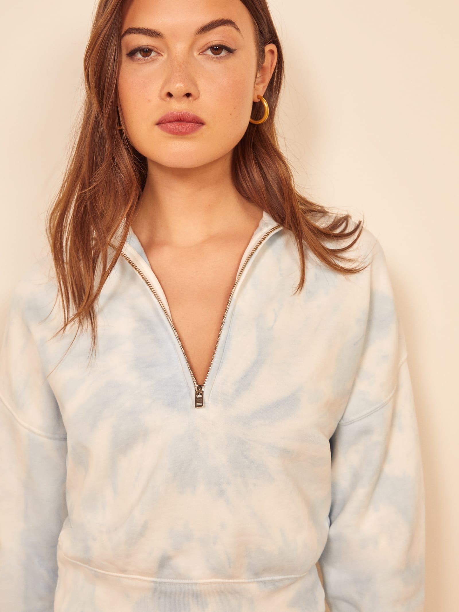 Marla Zip Sweatshirt | Reformation (Global)