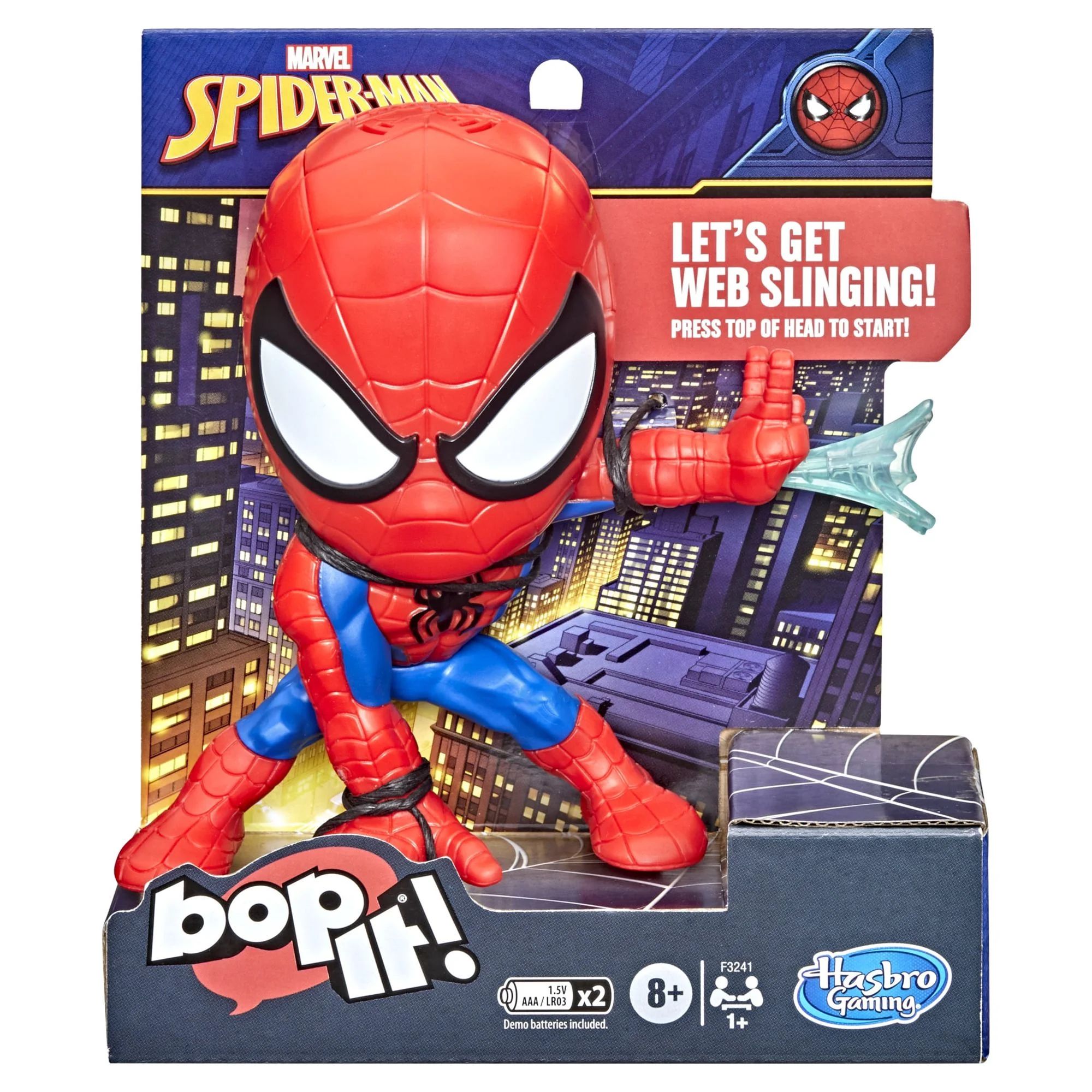Bop It! Marvel Spider-Man Edition Family Party Game for Kids and Adults, 1+ Players | Walmart (US)