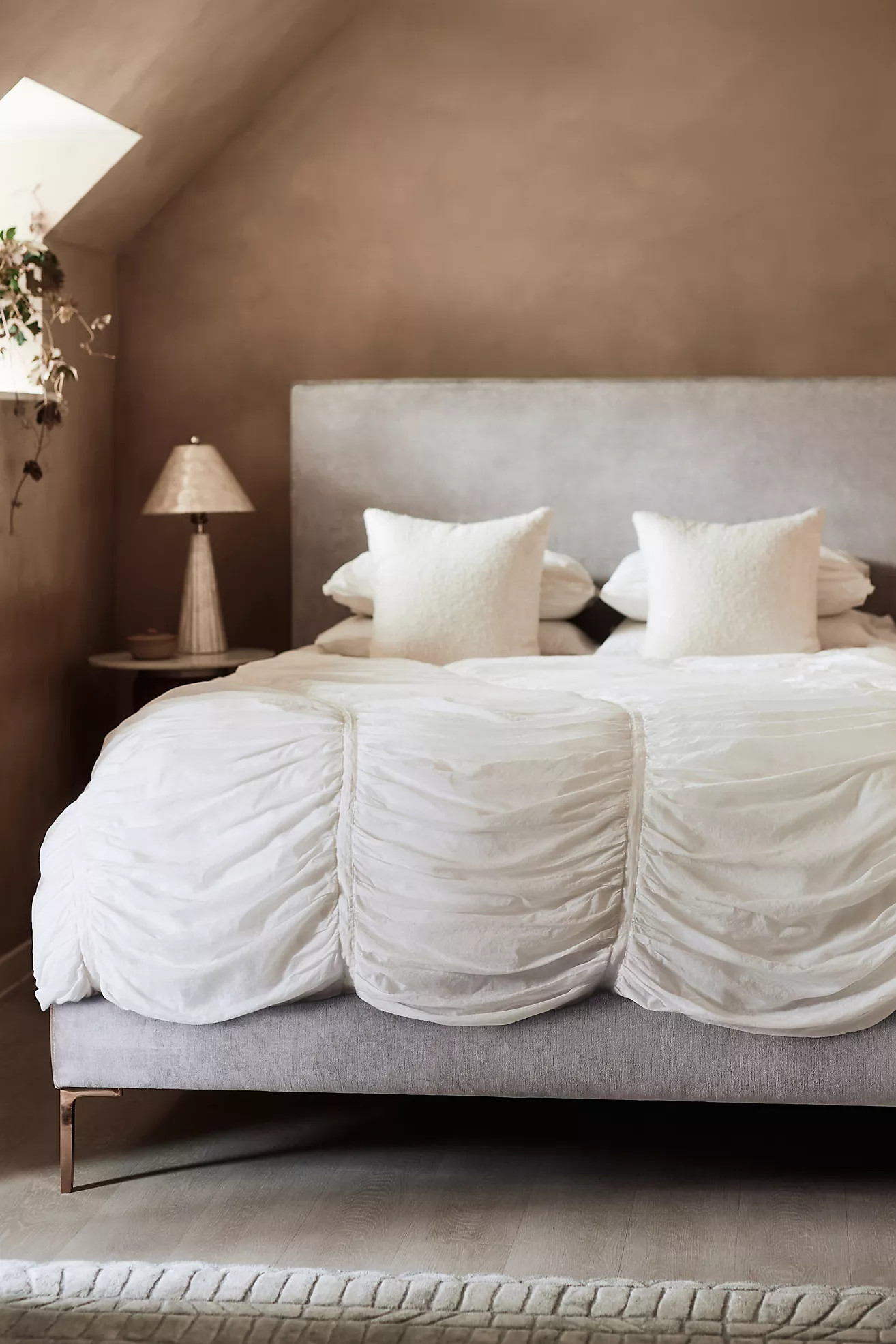Textured Greta Duvet Cover | Anthropologie (US)
