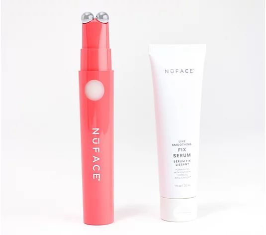 NuFACE The FIX Line Smoothing Device w/ FIX Serum | QVC