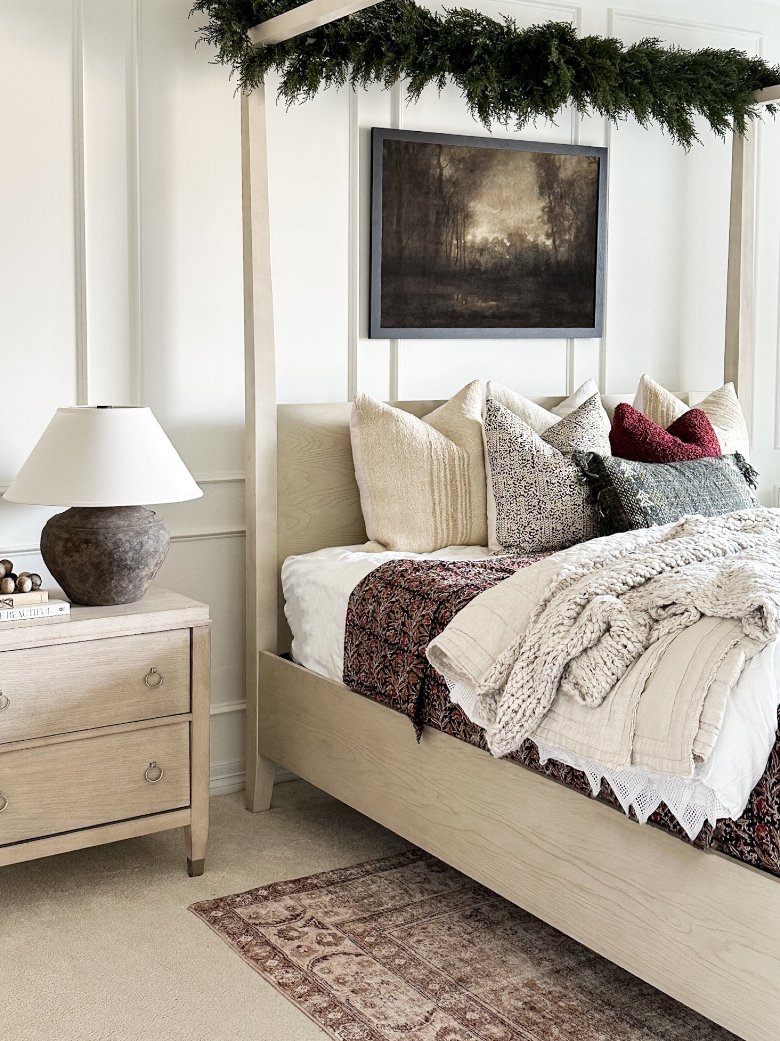 Winter bedroom refresh.

Christmas bedroom decor. 

#LTKSeasonal #LTKhome #LTKHoliday
