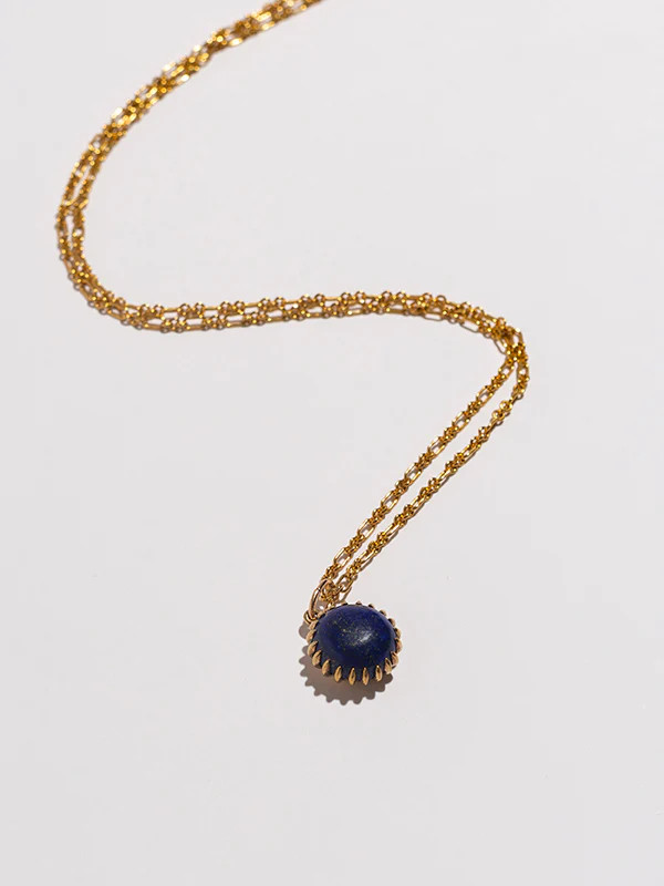 Phoebe Lapis Pendant | Narrative Jewelry