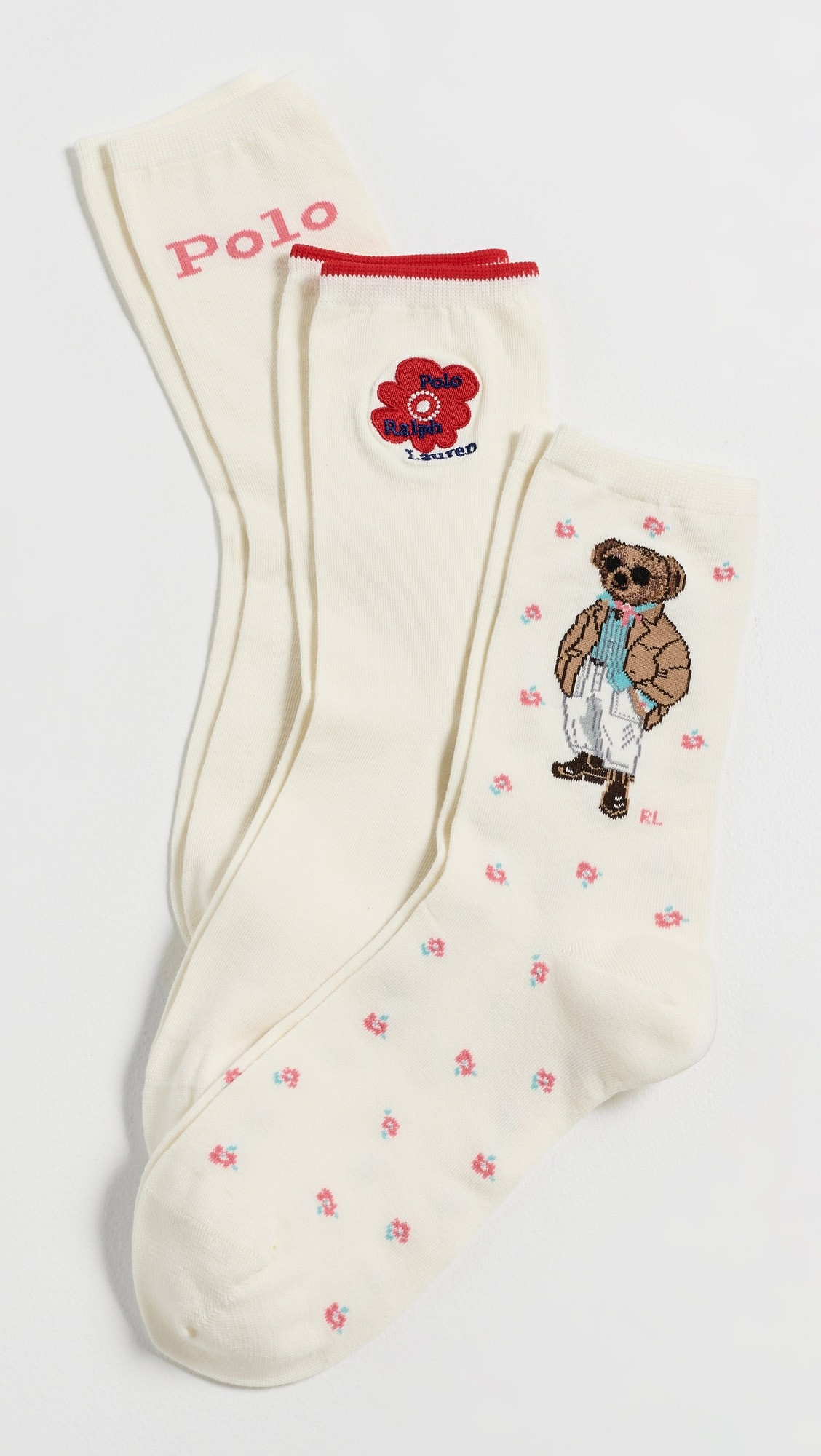 Polo Ralph Lauren Polo Bear Crew Sock 3 Pack | Shopbop | Shopbop