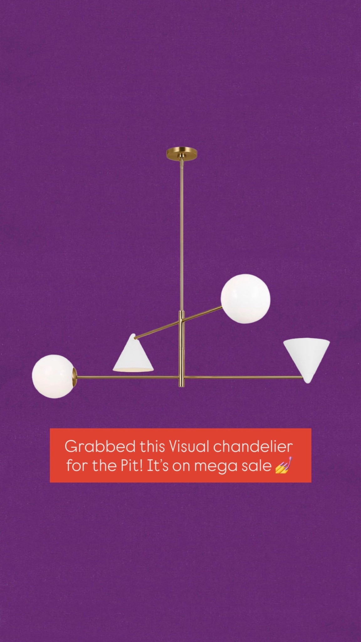 You can’t beat a Visual Comfort chandelier on major sale! I can’t wait to see it live and in person! 