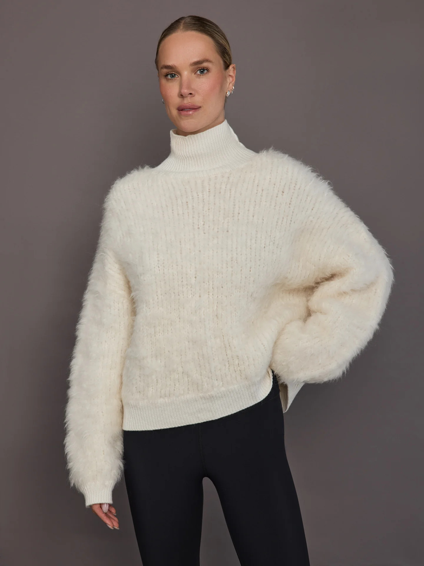 Goldbergh Bolleta Turtle Neck Sweater - Cream - Size S | Carbon38