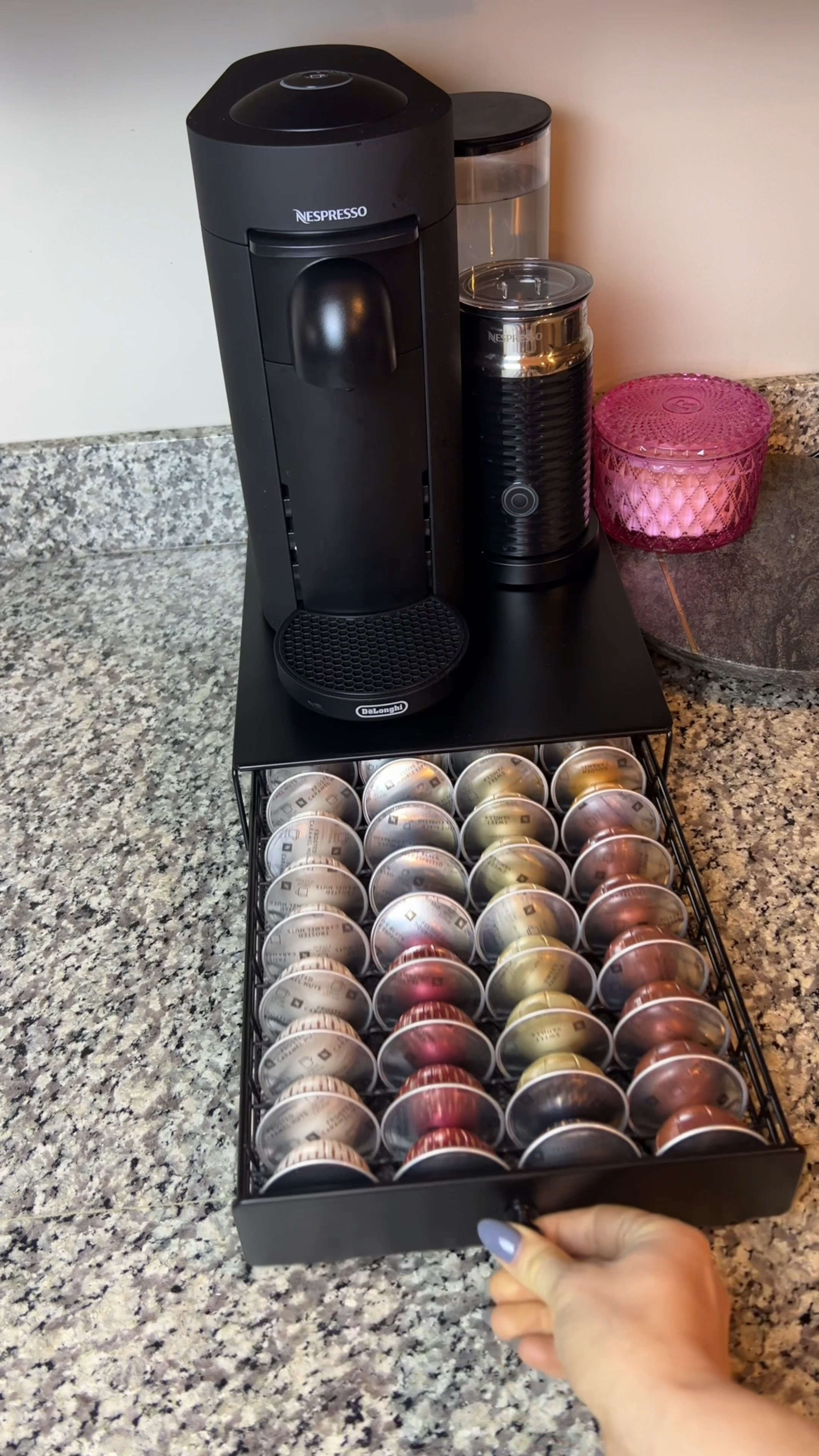 Restock my Nespresso pods 
.
.
.
.
.
.
#asmrcleaning #asmrsounds #vlog #productivity #coffee #lifestylevlogs #thatgirl #thatgirlaesthetic #restock #reset #coffeedraw #coffeebar #nespresso #nespressopods 

ASMR sounds | ASMR restock |ASMR cleaning | nespresso pods | coffee pods | coffee restock | kitchen finds | coffee finds | kitchen | coffee bar | coffee draw | ASMR coffee 

#LTKhome