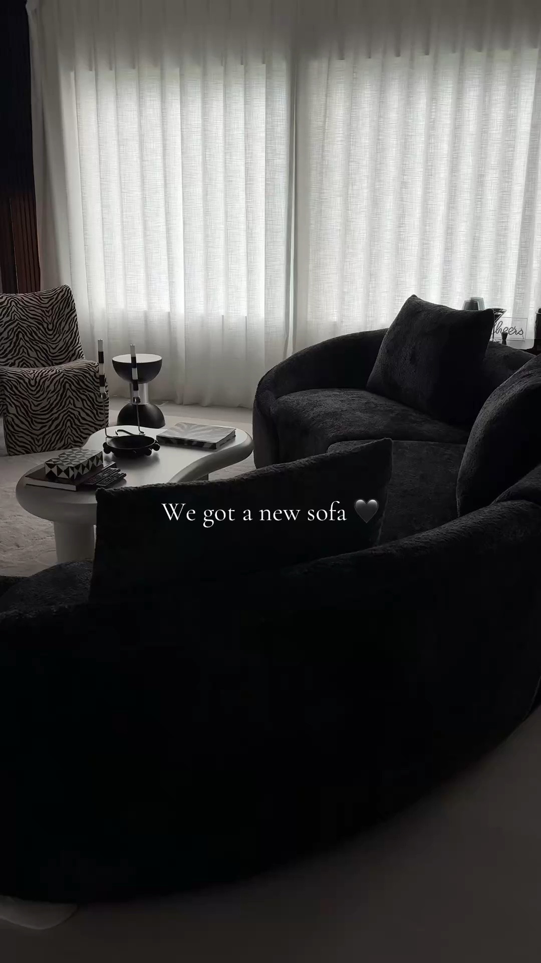 ZGallerie main living area transformation 🖤🤍 #livingroom #zebraprint #sectional #moderndecor

#LTKHome