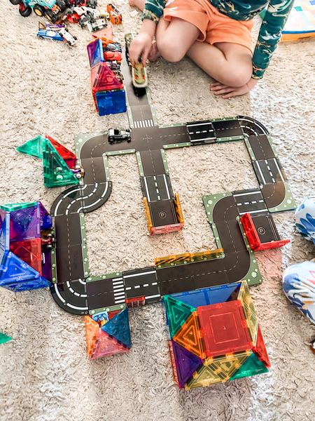 i got these magnetic tile road toppers during the big spring sale and my kids have already been having so much fun with them!

#LTKkids #LTKsalealert #LTKfamily