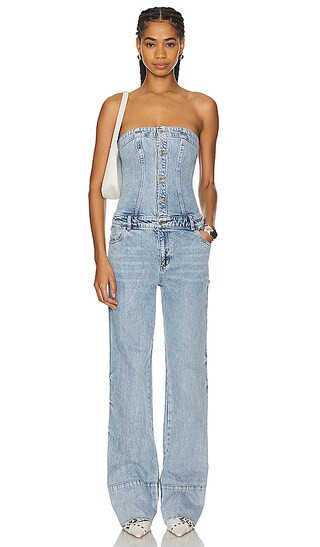 Melody Jumpsuit in Coastline | Revolve Clothing (Global)