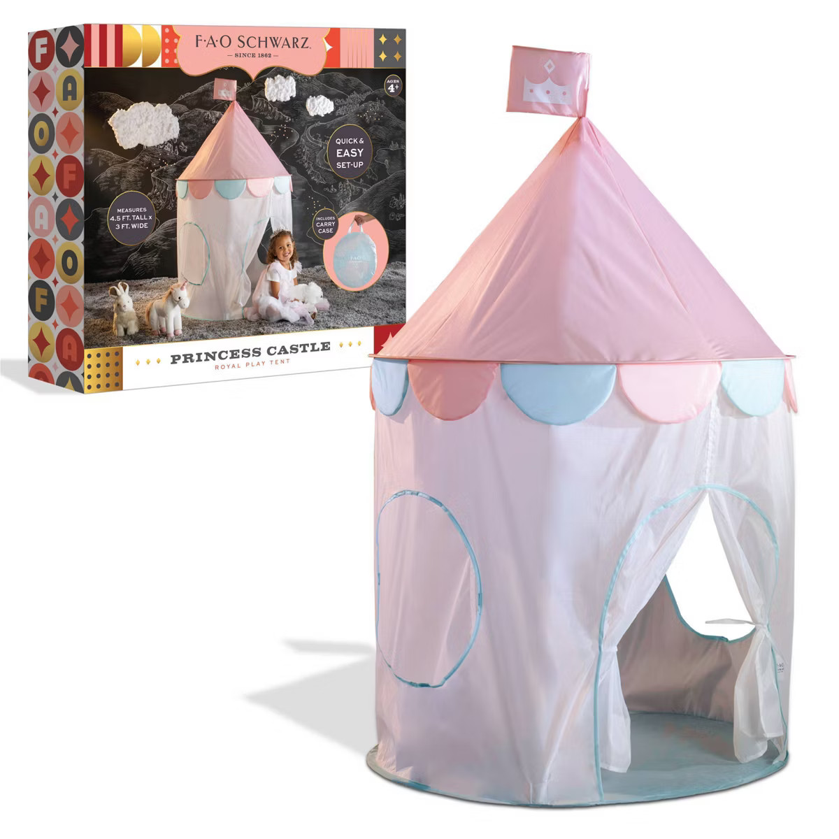 FAO Schwarz Princess Castle Royal Play Tent | Target
