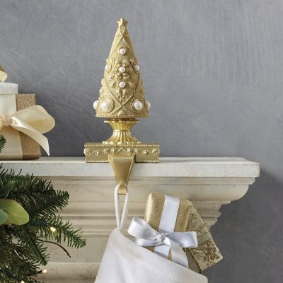 Jeweled Tree Stocking Holder | Frontgate | Frontgate