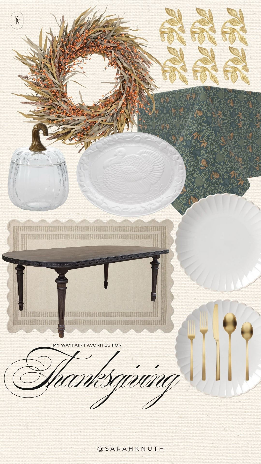 @wayfair finds for thanksgiving! #Wayfair #WayfairPartner

#LTKSeasonal #LTKHalloween #LTKFallSale