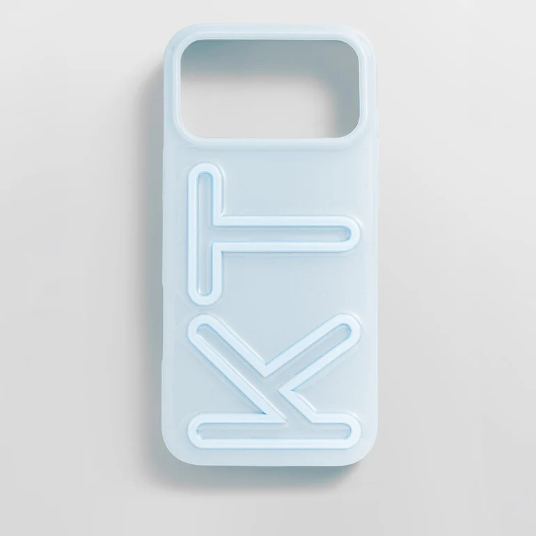 Fine Line Custom iPhone Case - Baby Blue/Baby Blue | BaubleBar