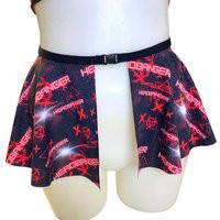 Headbanger | Ultra Mini Buckle Skirt, Rave Festival Bottom | Etsy (US)