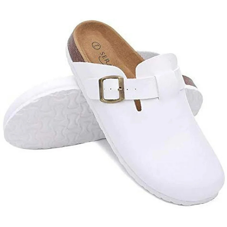 Seranoma Women's Soft Footed Comforatable Cork Clog | Comfortable & Sturdy | PU Upper | Antislip ... | Walmart (US)