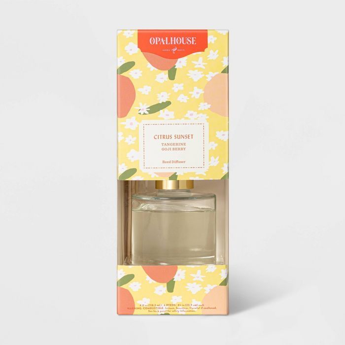 118.3ml Boxed Citrus Sunset Reed Diffuser Set - Opalhouse&#8482; | Target