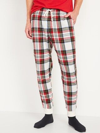 Matching Plaid Flannel Jogger Pajama Pants for Men | Old Navy (US)