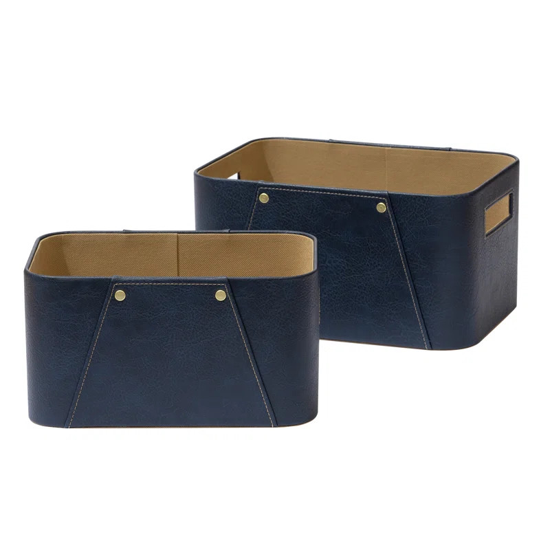 Storage Baskets for Organizing, 2 Pack (Set of 2) | Wayfair North America