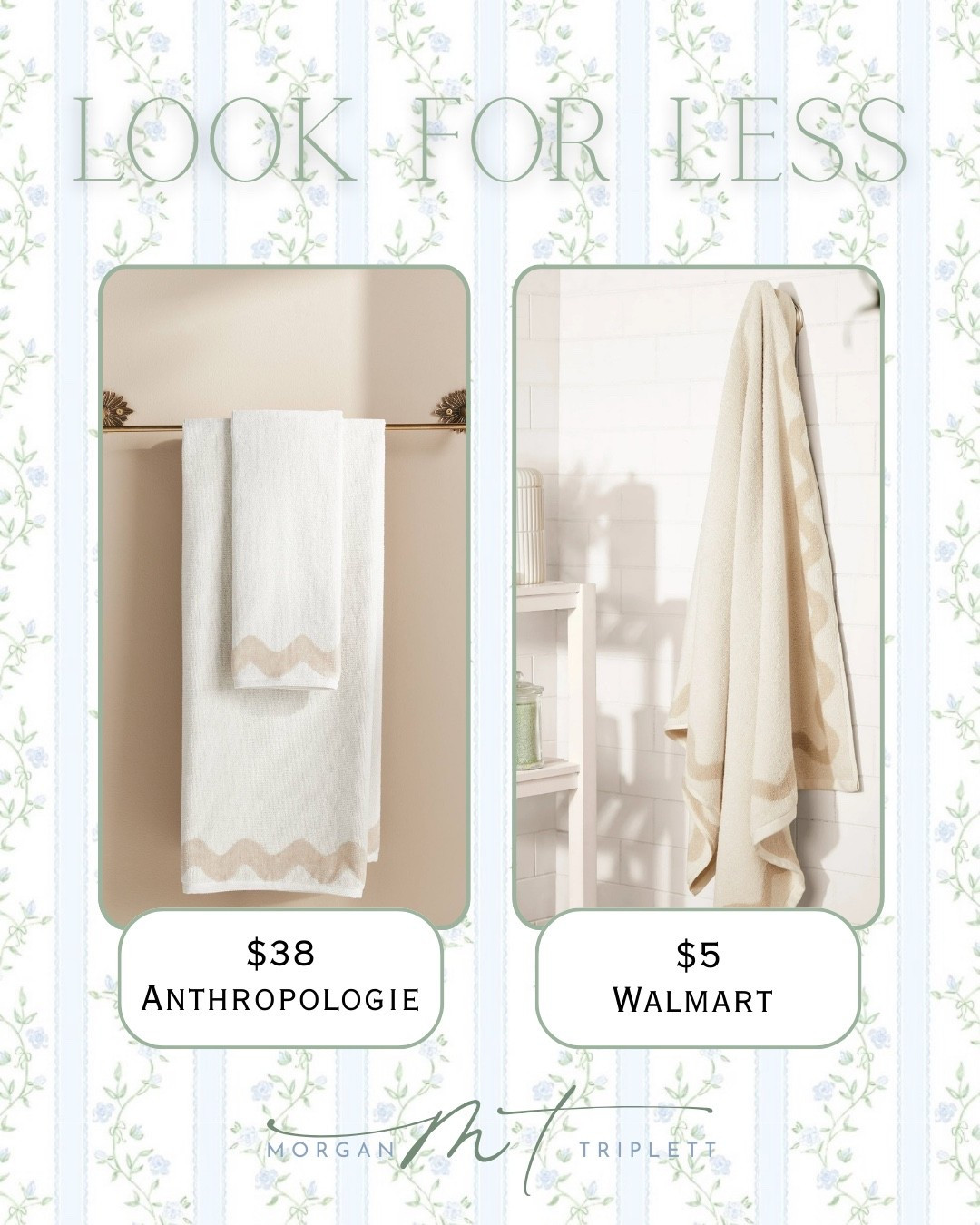 Look for less scallop towels 

Budget friendly, dupe, home decor, bath linens, $5 find

#LTKStyleTip #LTKHome #LTKFindsUnder50