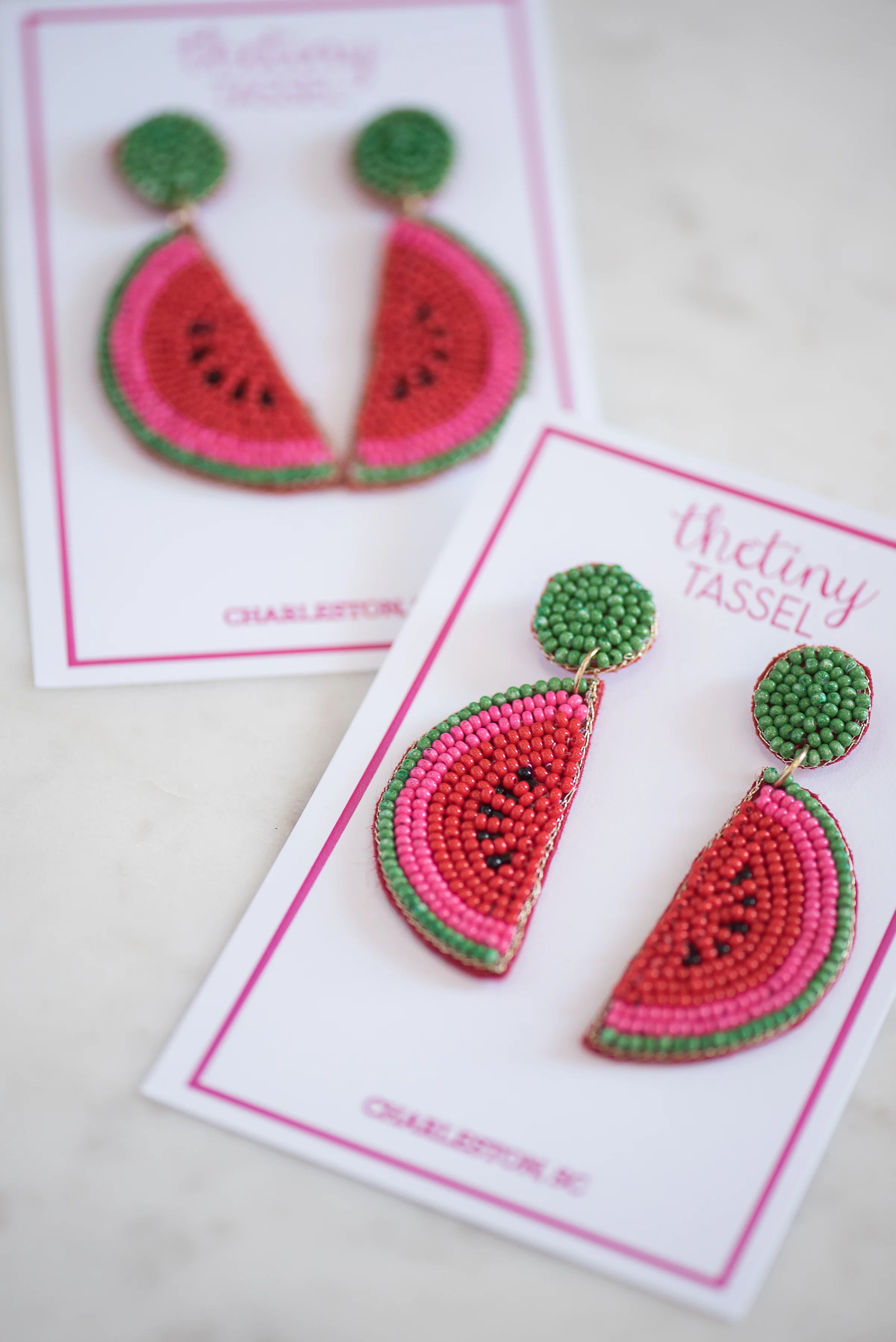 The Watermelon Earring | The Tiny Tassel