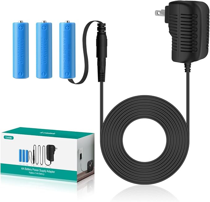 Lenink AC Power Supply Adapter for 3 AA Battery, AA Battery Replacement Adapter for LED Light, De... | Amazon (US)