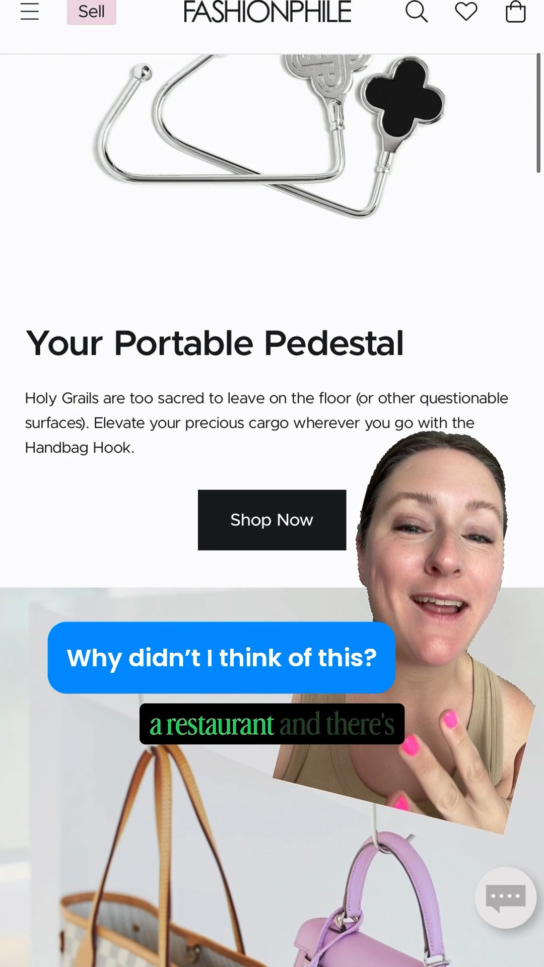 If you carry a designer bag, you need this little gadget in your life. 👀

This FASHIONPHILE handbag hook is part of their Investment Protection Collection, and it’s such an easy way to protect your bag without even thinking about it. Instead of setting your handbag on the floor (restaurants, airport bathrooms, coffee shops… 😬), you just hook this to the table and hang your bag right beside you.

It keeps your straps from stretching, your leather away from spills and grime, and your bag in sight at all times. Such a small thing, but it makes a big difference in keeping your Chanel/LV/Gucci looking newer for longer and helps maintain resale value.

Linking the FASHIONPHILE handbag hook here so you can add it to your bag care kit.

@fashionphile #FashionphilePartner #fashionphilefinds

#LTKSaleAlert #LTKootd #LTKGiftGuide