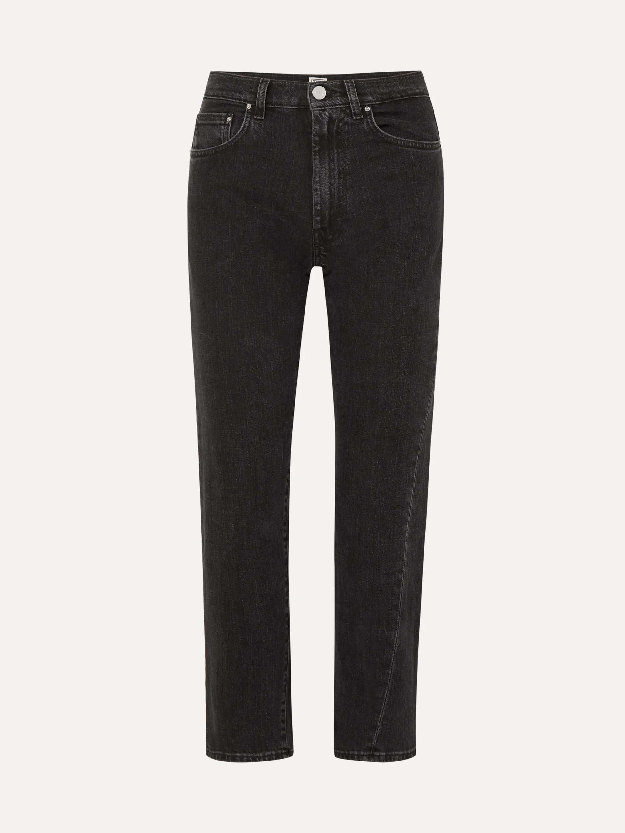 Black Original high-rise straight-leg jeans | TOTÊME | NET-A-PORTER | NET-A-PORTER (UK & EU)