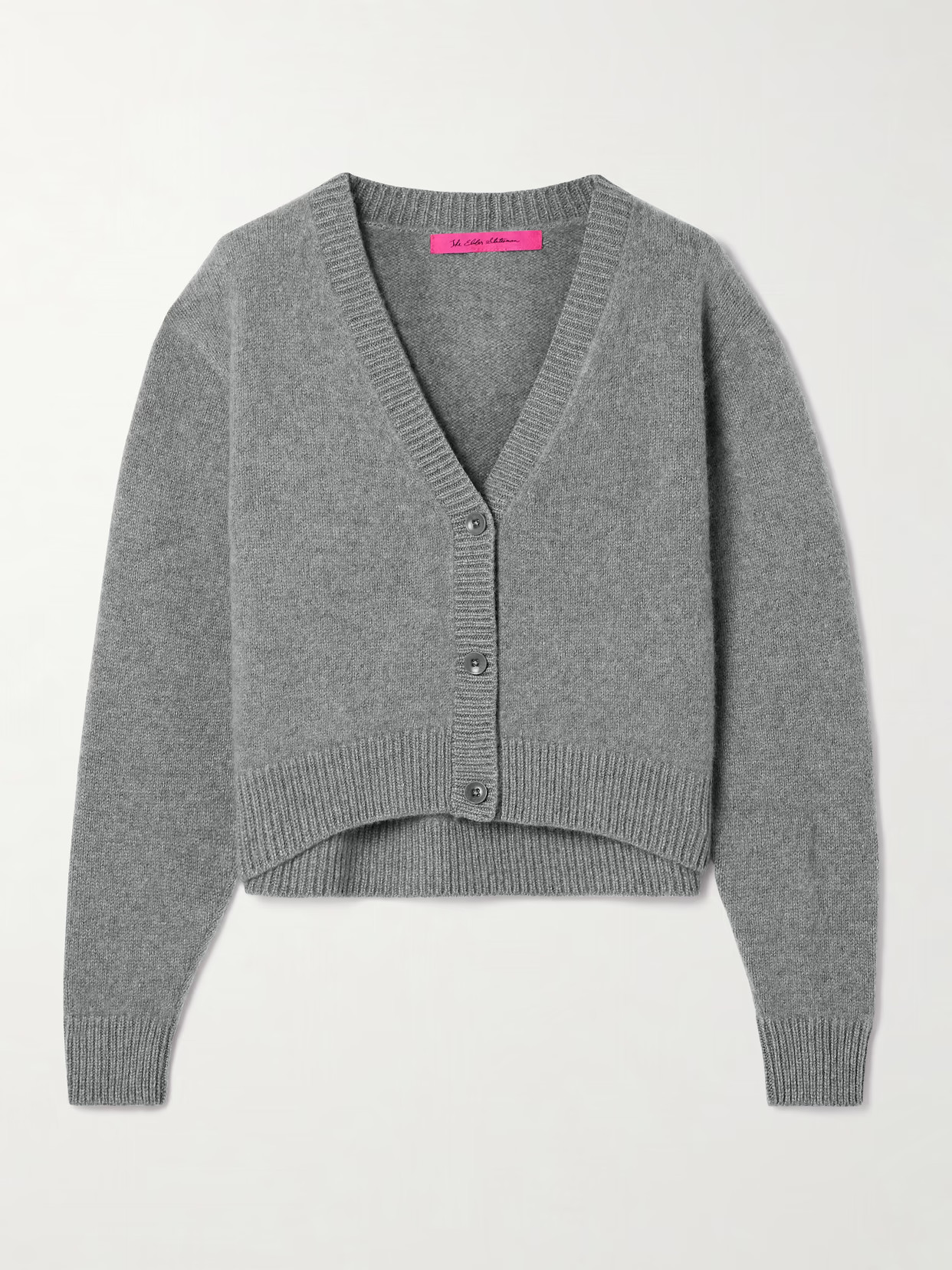The Elder Statesman - Cashmere Cropped Cardigan - Gray | NET-A-PORTER (UK & EU)
