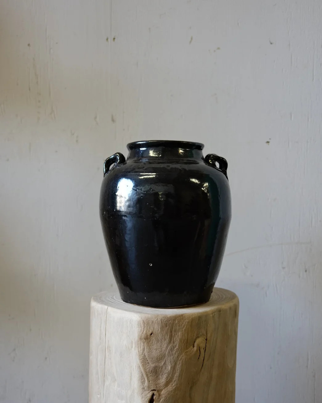 Antique Chinese Black Glaze Large Jar | Twenty Third by Deanne (US)