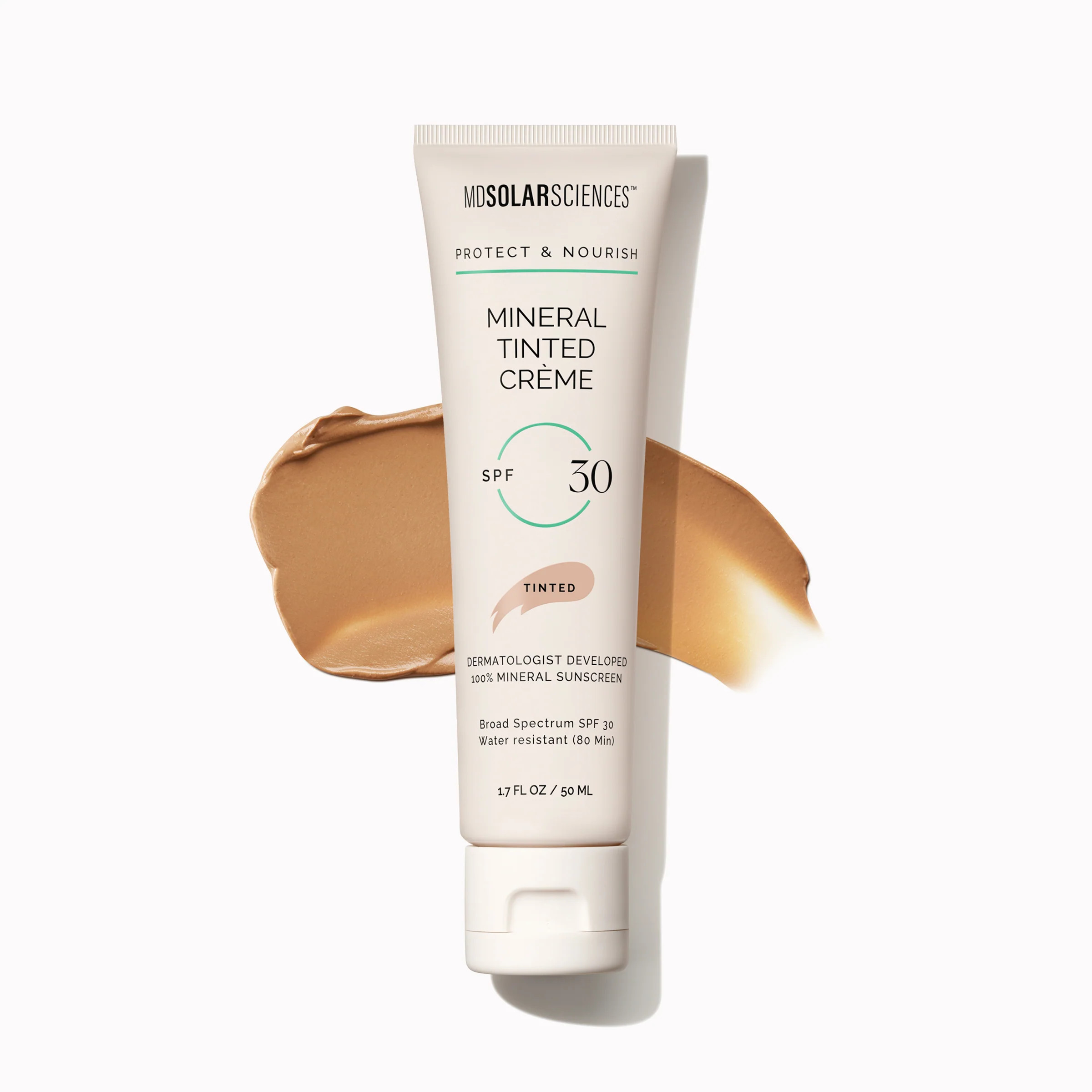 Mineral Tinted Crème SPF 30: Tinted Mineral Sunscreen | MDSolarSciences