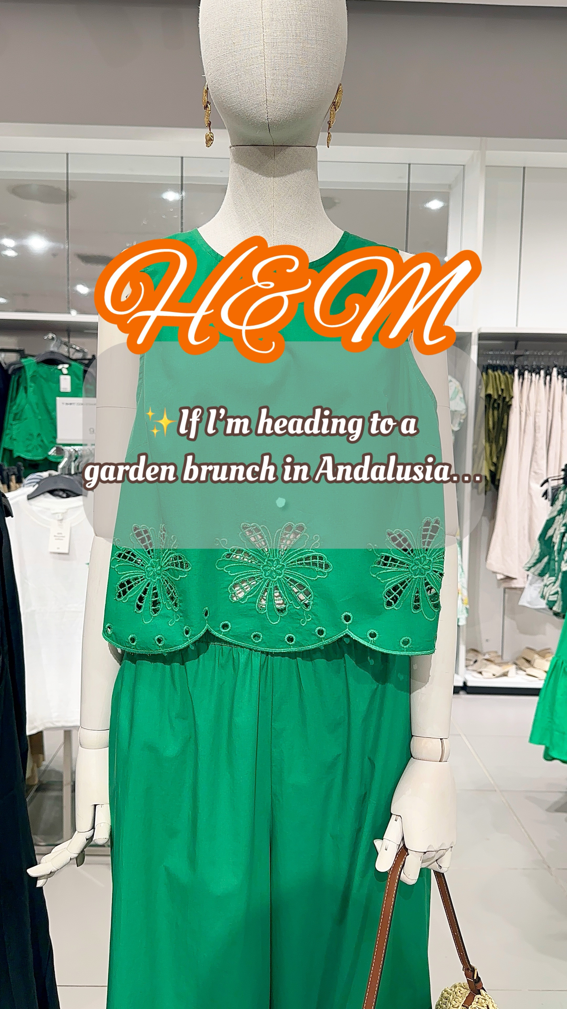 Green and glowing 🌿 This H&M co-ord set is a whole summer mood — airy, elegant, and so easy to style. The top has delicate embroidery and that flowy wide-leg pant makes it perfect for warm days. Whether you’re styling it up or keeping it casual, this set does it all.

#EuroSummer #EuroSummer2025 #HMSummer2025 #ModestFashion #SummerOutfitIdeas #VacationOutfitInspo #CoordSet #TwoPiecesSet #MatchingSetStyle #GreenSummerLook #LTKFinds #ElegantStyle #ViralFashion2025 #OOTD #ShopWithMe #HMFashion

#LTKAroundTheWorld #LTKsummer #LTKeurope