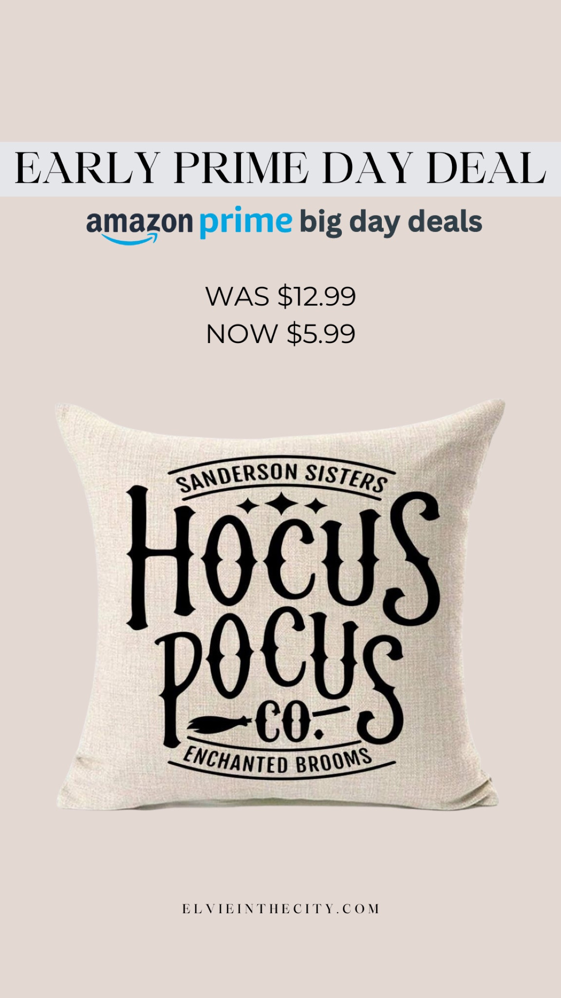 This Halloween pillow is under $6 during Amazon Prime Big Day Deals.

Halloween decor, home decor, throw pillowws

#LTKSaleAlert #LTKHalloween #LTKxPrimeDay