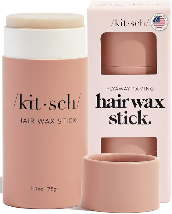 Kitsch Hair Wax Stick for Women & Men - No Residue Hair Finishing Stick for Flyaways, All Day Hol... | Amazon (US)