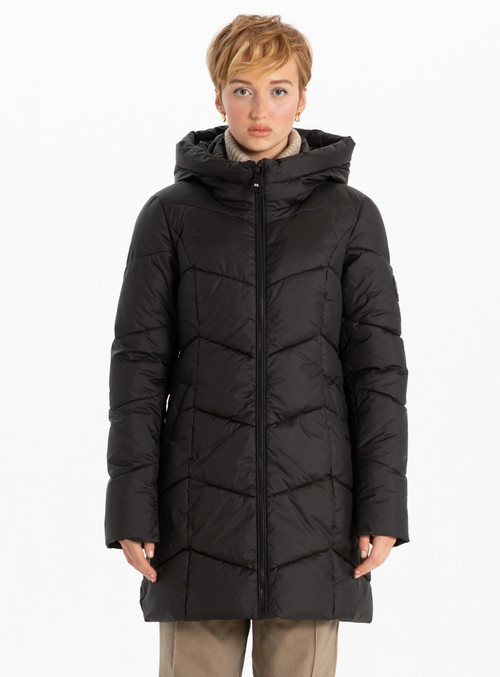 Point Zero CLASSIC LONG PUFFER DESIGN in Black at Nordstrom, Size X-Large | Nordstrom