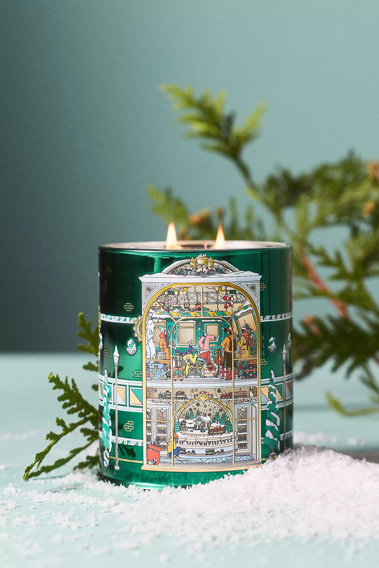 Glasshouse Fresh Winter Wonderland Boxed Glass Candle | Anthropologie (US)
