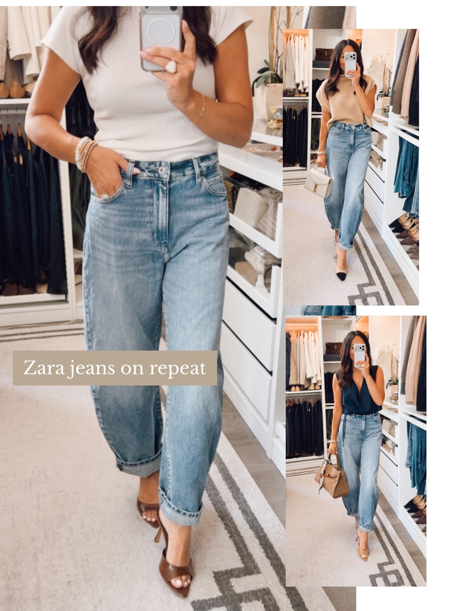jeans have the best fit- best sellers🎊
I’m a 27 in Zara jeans (normally a 26 in other brands)

#LTKOver40 #LTKootd