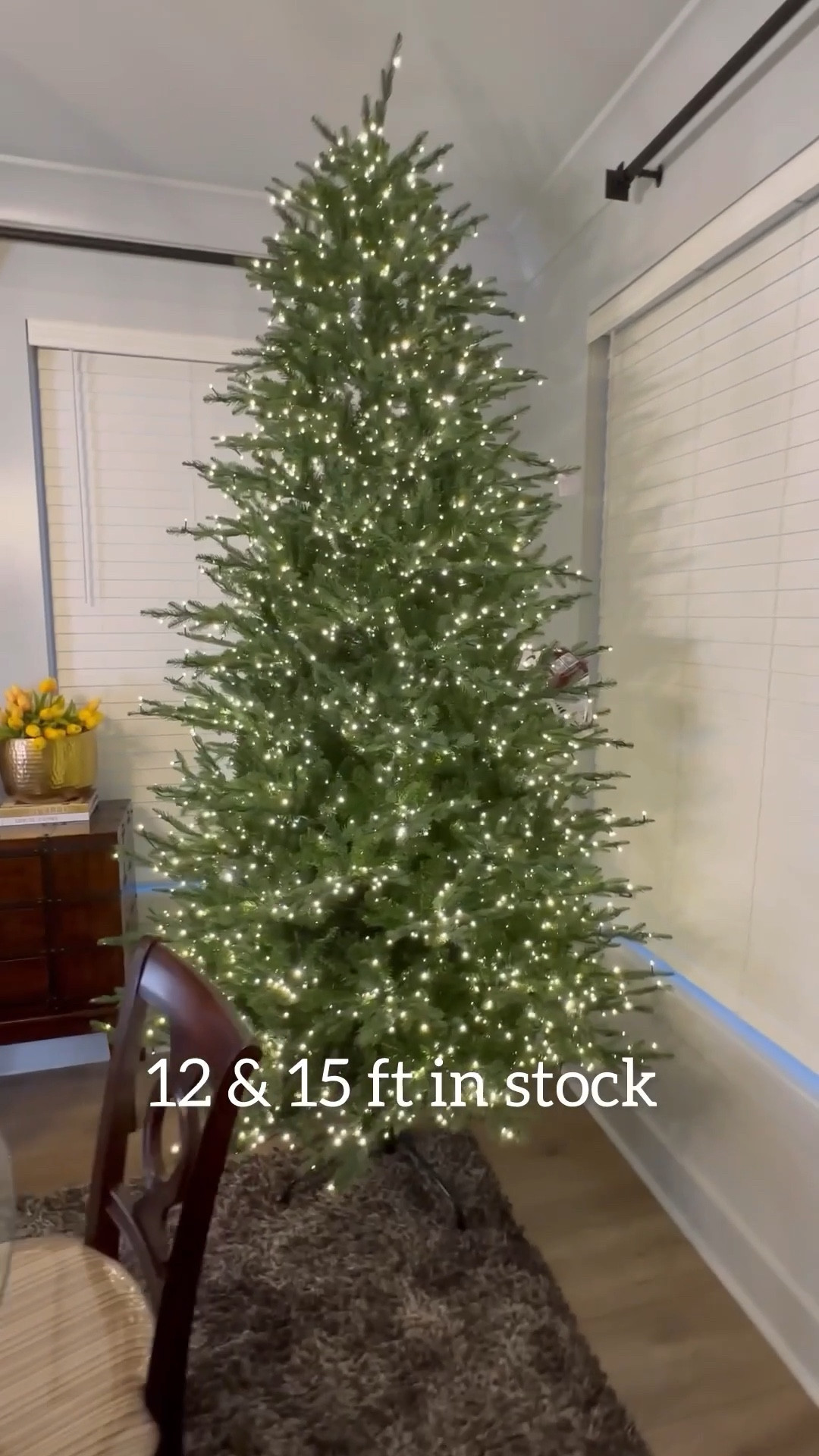 The viral Home Depot Christmas tree is back! And I love mine! My dining room ceilings are 10 feet in this tree is 9 feet  

#LTKSeasonal #LTKHome