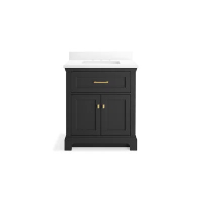Charlemont 30 In. Bathroom Vanity Cabinet With Sink And Quartz Top | Wayfair Professional