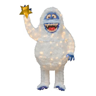 Product Works Bumble 56-in Freestanding Star Yard decoration with Clear Incandescent Lights | Lowe's