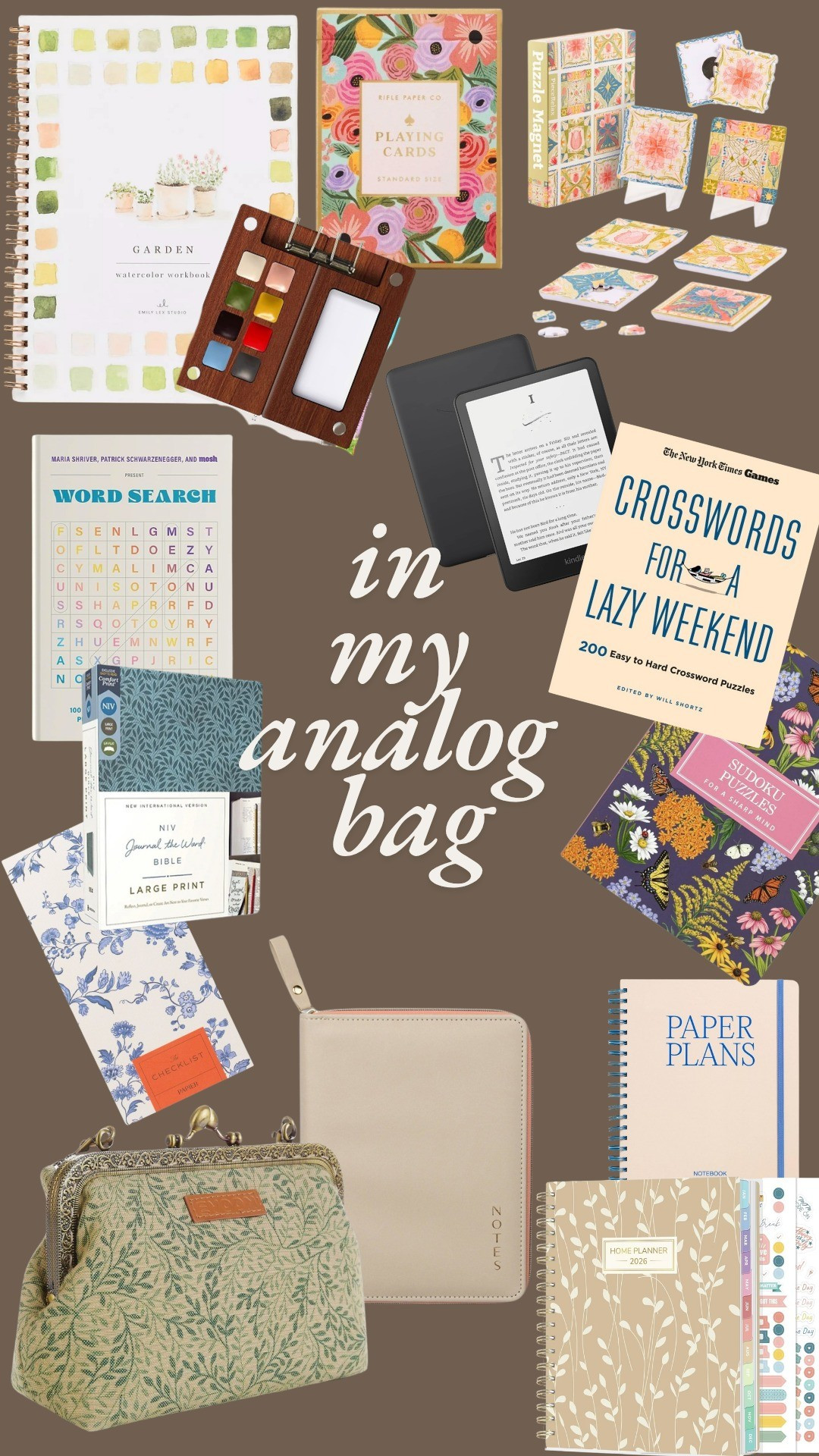 Trying to keep my screentime down by having a bag of analog options ready to go! Here's some ideas so you can make a bag of your own! 

 #LTKdayinmylife #LTKmomlife